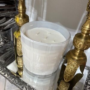 NEW HomeWorx by SLATKIN + CO. Jasmine & White Peach 80 oz. 5-Wick Luxe Candle